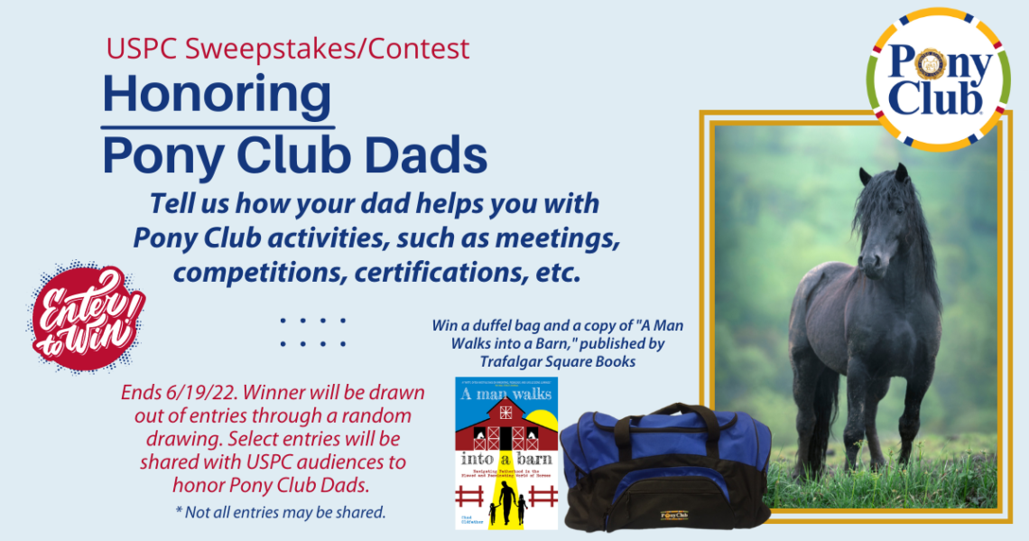 Pony Club Father's Day Contest