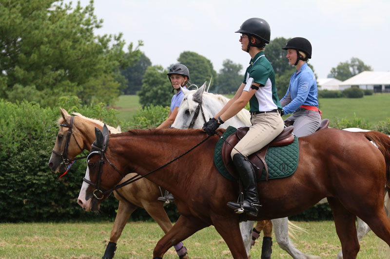 summer trail riding