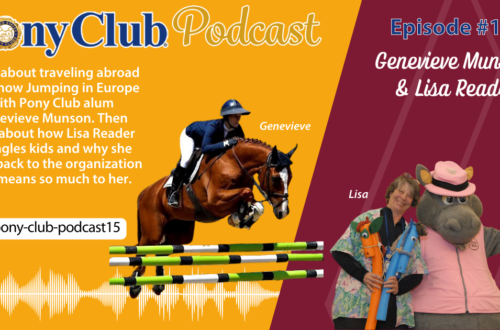 A promotional design for the Pony Club Podcast episode #15