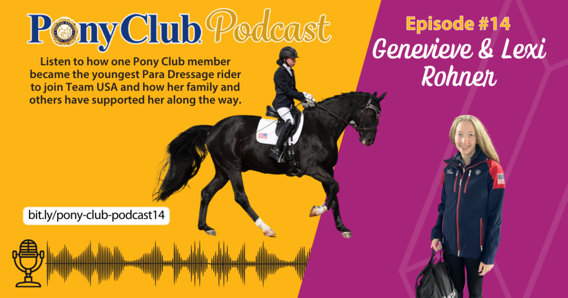 A promotional design for the Pony Club Podcast episode #14