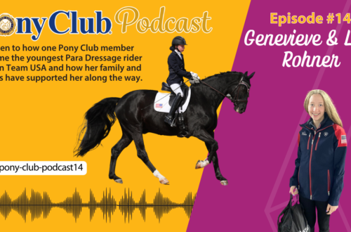 A promotional design for the Pony Club Podcast episode #14