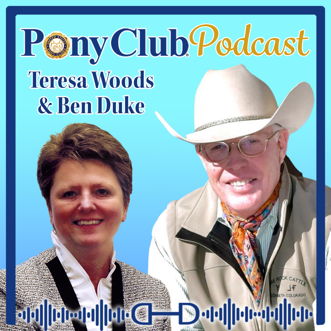 A promotional design for the Pony Club Podcast episode #1