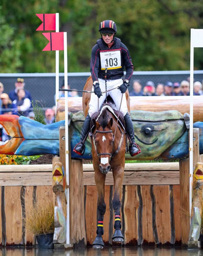 2020 Olympian Doug Payne talking about Olympic horse care. Photo courtesy of Payne Equestrian LLC