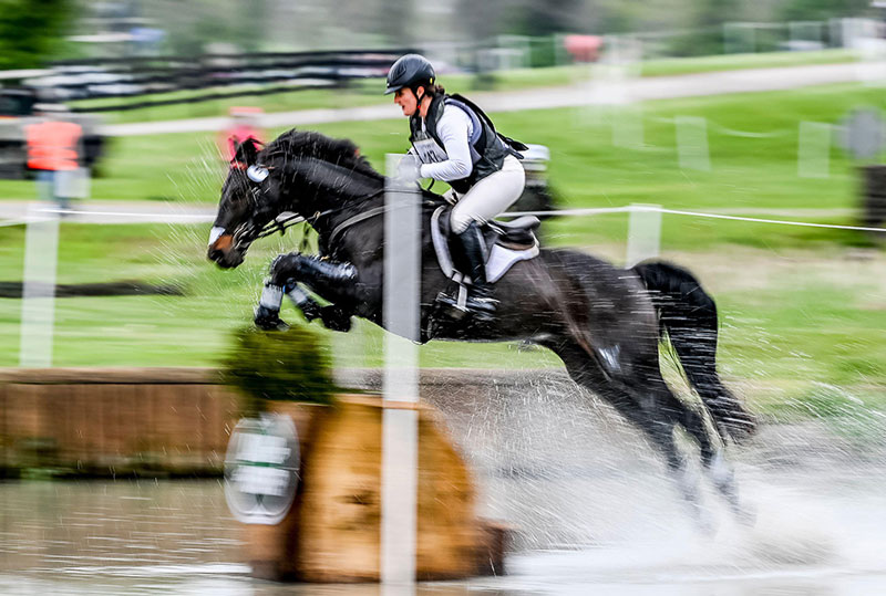 Emma Klugman, shown here on Bendigo, gives advice in this month's column about preparing for USPC Championships and what to do when you and your horse fall apart at a competition. Photo Courtesy RideIQ