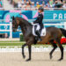 Jessica von Bredow-Werndl and Dalera scored an 82.065% in the Grand Prix team competition at the 2024 Olympic Games. Photo Courtesy International Equestrian Federation (FEI)