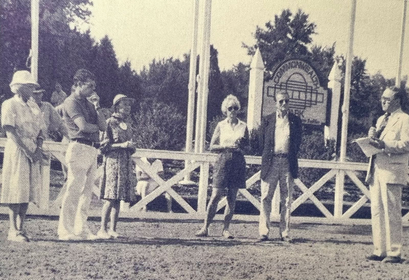 Former Executive Director George Helwig and his wife Sally were honored for all of their contributions to Pony Club after his retirement from the National Office staff.