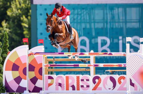 Karl Cook and Caracole de la Roque were one horse-and-rider combination from the U.S. that qualified for the Individual Jumping Final at the 2024 Olympic Games.