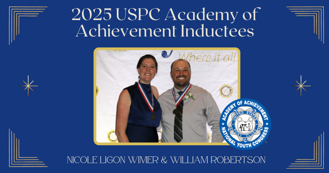 2025 USPC Academy of Achievement Inductees, Nicole Ligon Wimer and William Robertson