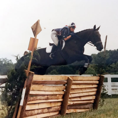 Colleen Rutledge during her Pony Club Years