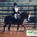 A young girl riding a pony.