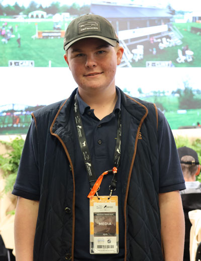 William Coon, the 2025 Ann Haller Media Intern.