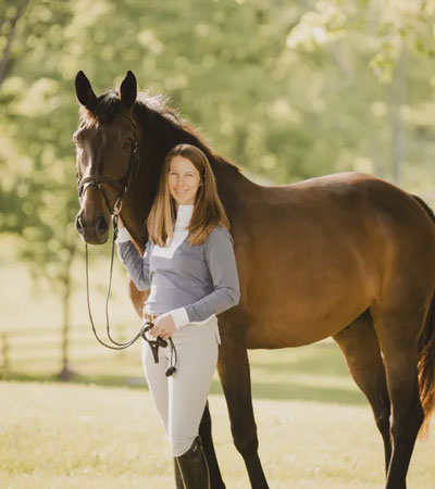 Dr. Marty Whitehouse Riney, Pony Club alum
