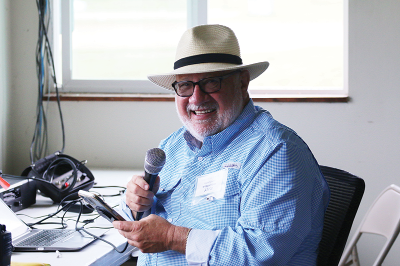 A man smiling at the camera.